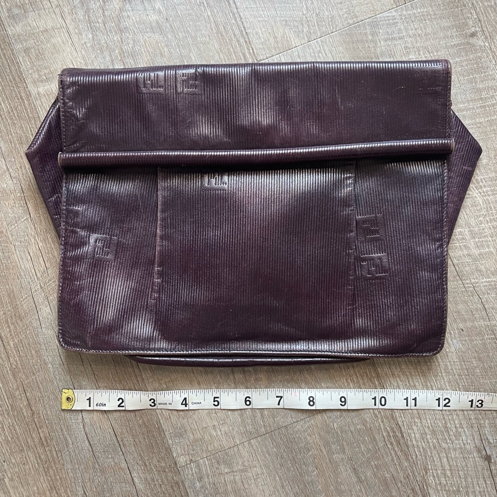 Fendi Purple Clutch Bag